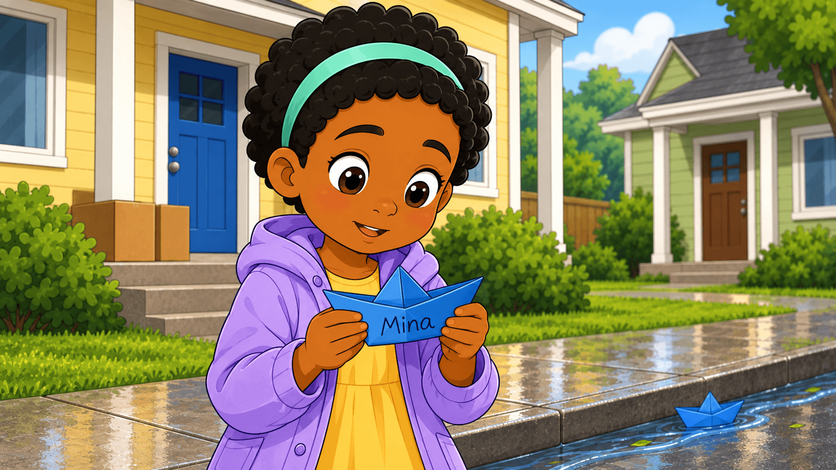 Uma cena de A Paper Boat for Mina